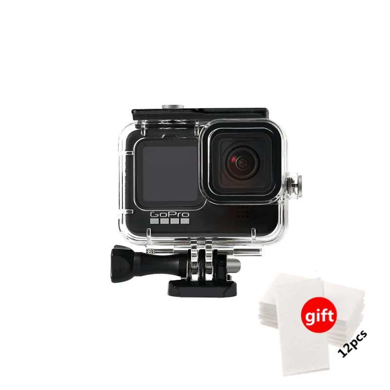 Clear housing option shown with camera, mount and anti-fog inserts
