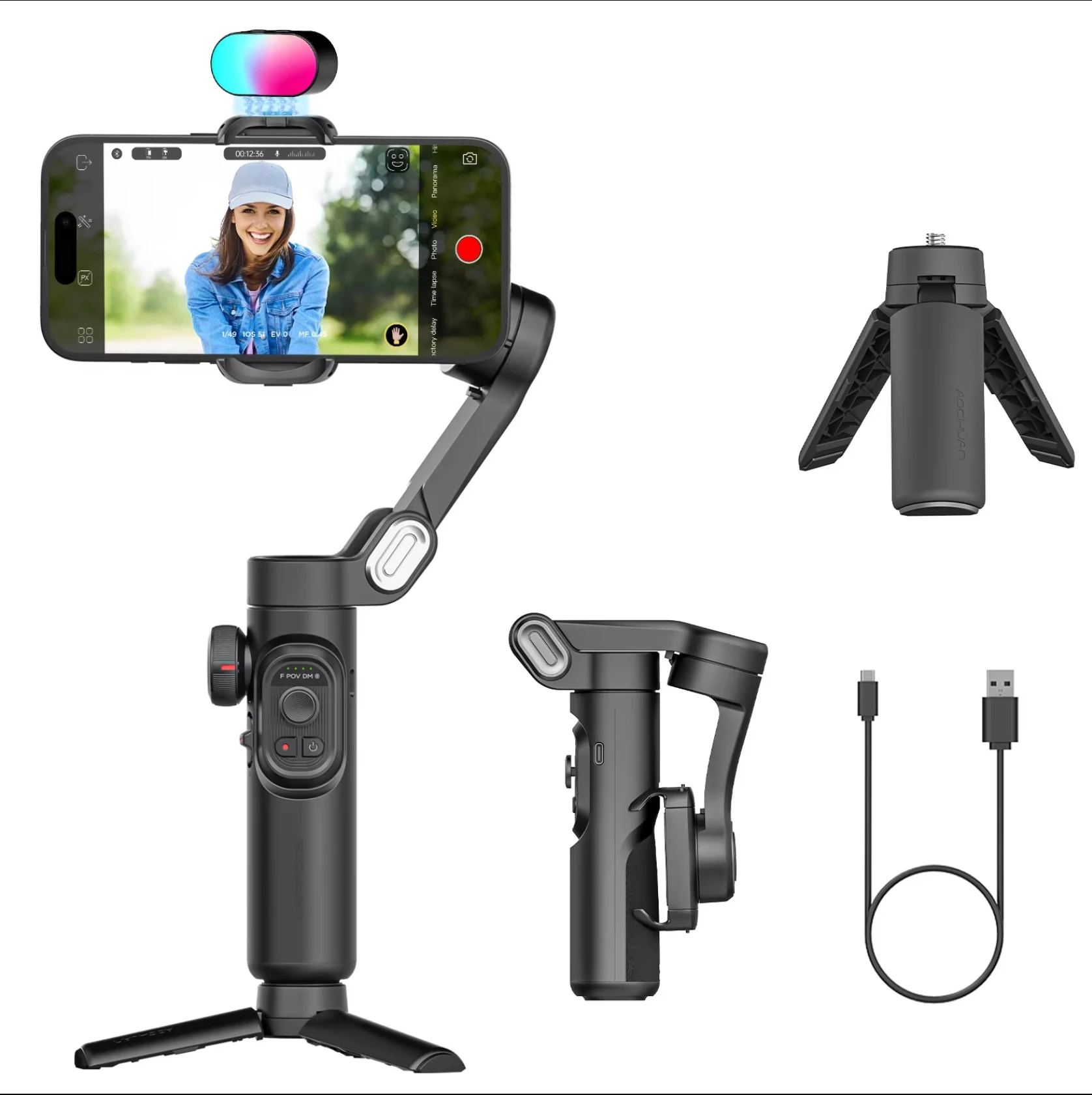 AOCHUAN SmartXE RGB Light Kit with multicolour fill light